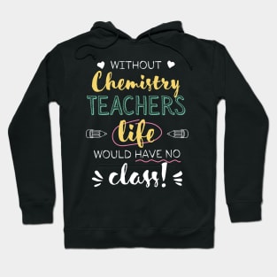 Without Chemistry Teachers Gift Idea - Funny Quote - No Class Hoodie